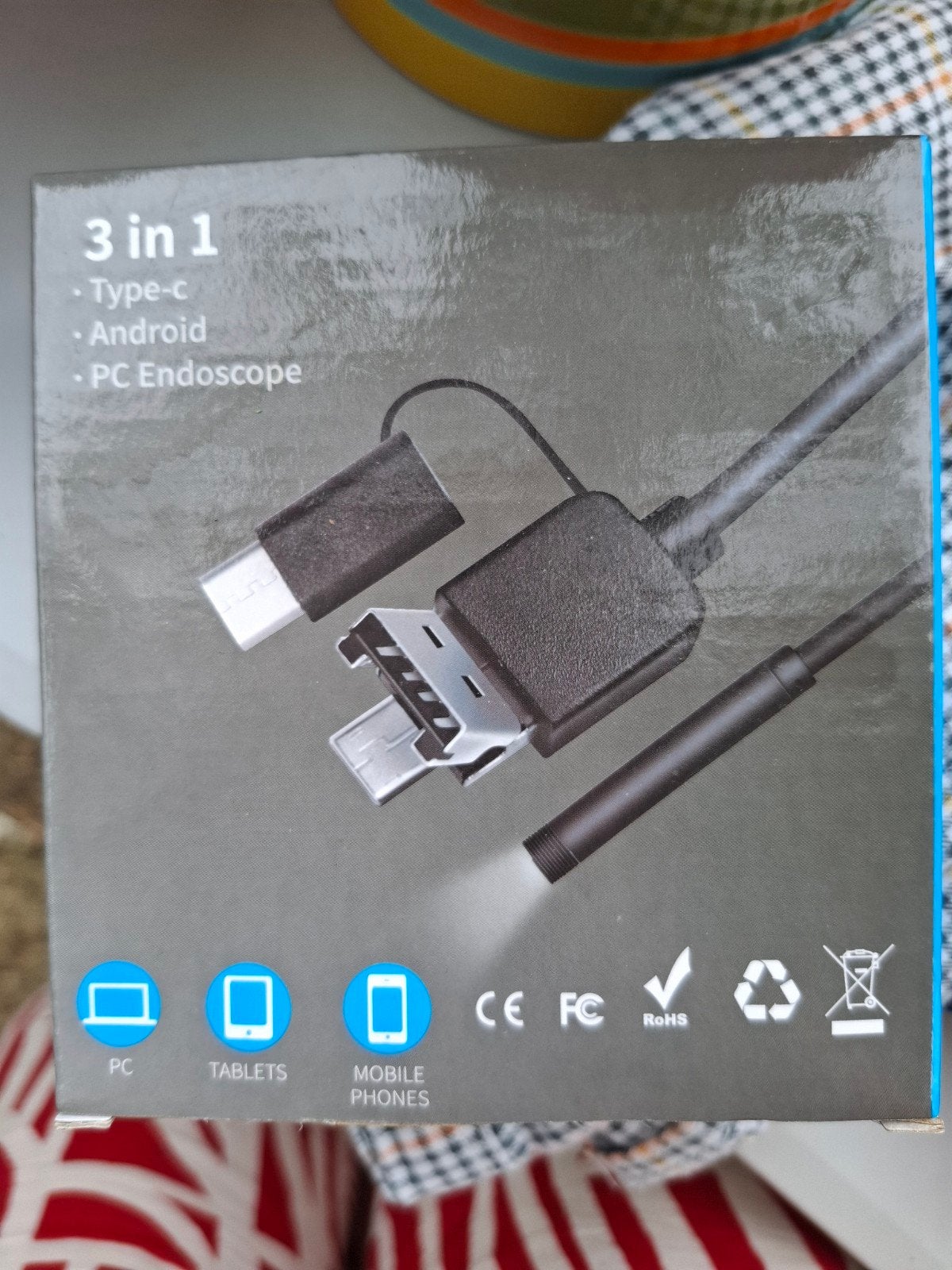 Caméra endoscopique USB/caméra d'inspection (USB + micro USB, Enlèvement ou Envoi