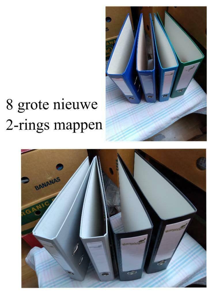 8x A4 ringmappen 2 ringen mappen classeurs +nieuw+, Ophalen of Verzenden, Nieuw