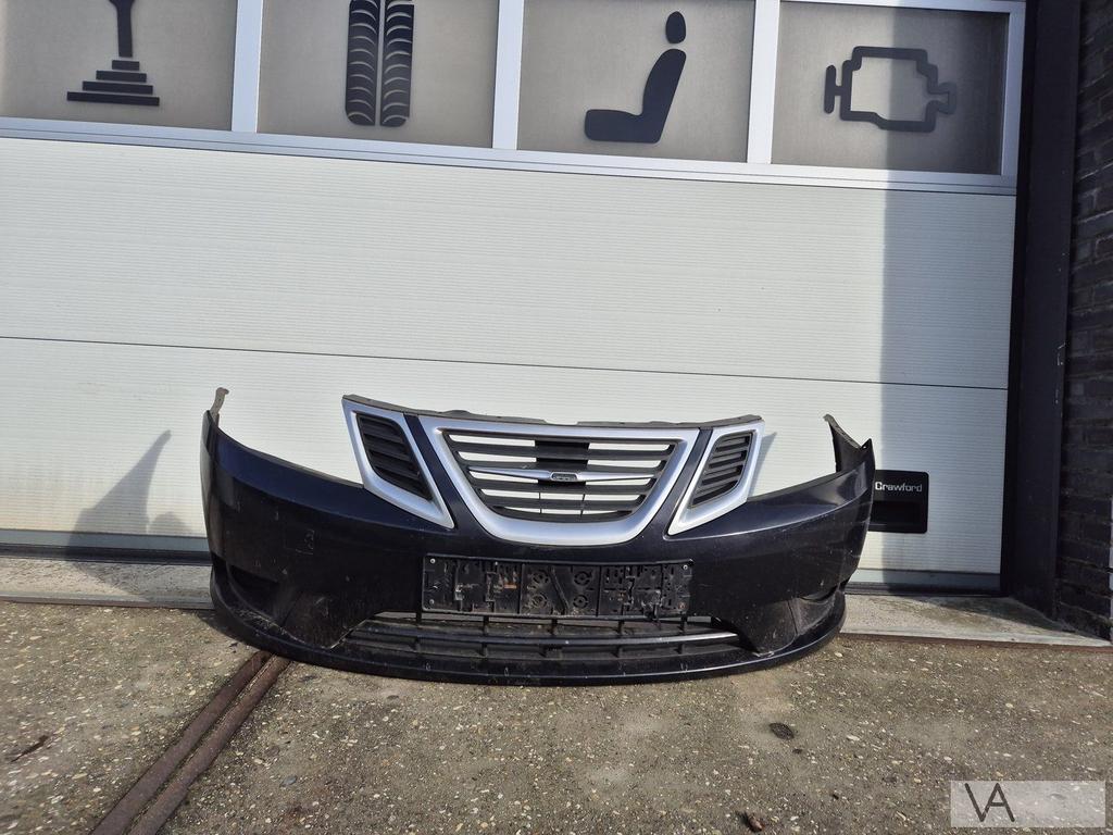 Saab 9-3 facelift voorbumper 2007 tot 2012 zie foto's €250, Auto-onderdelen, Gebruikt, -, Voor, -