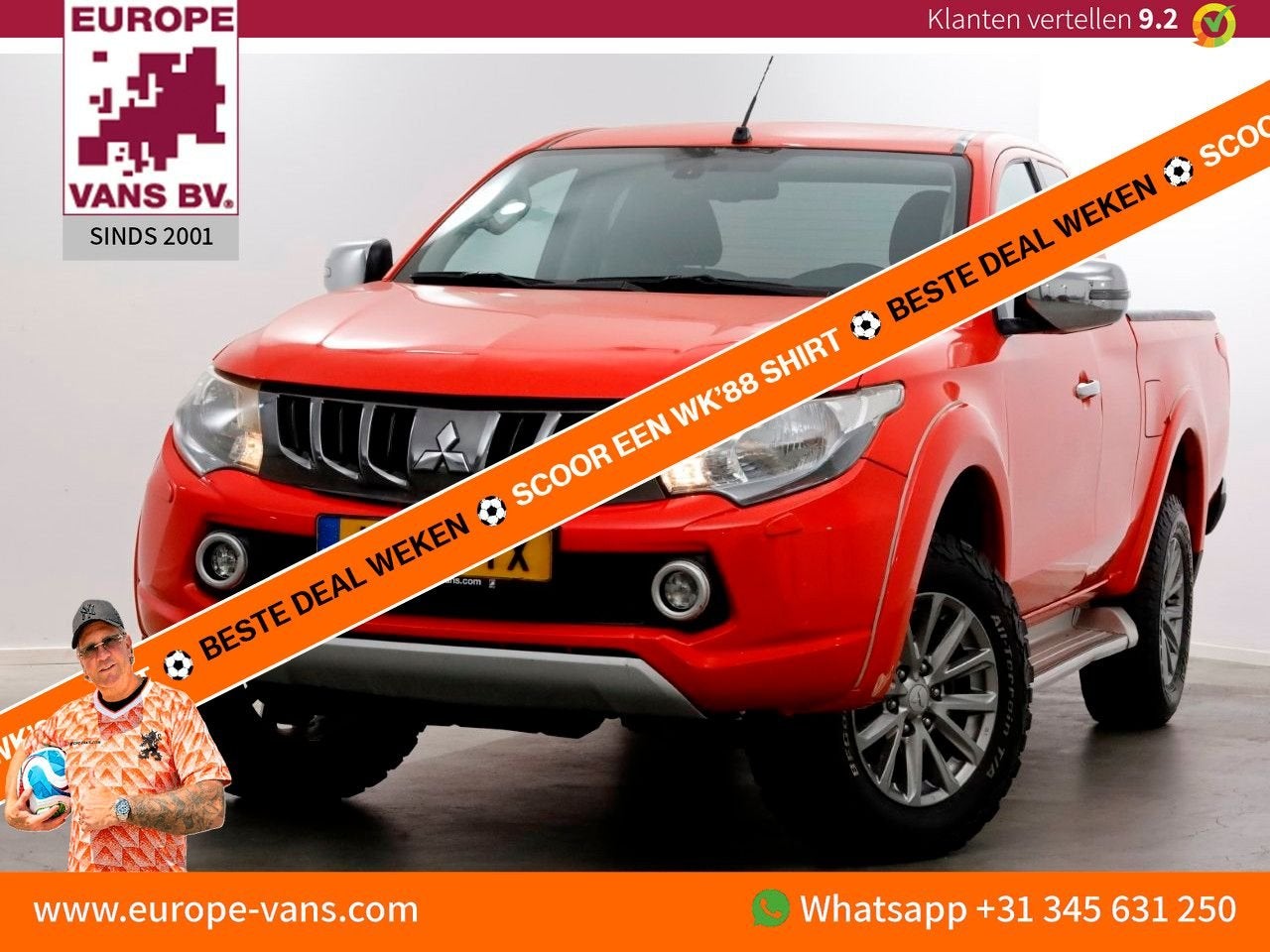 Mitsubishi L 200 2.4 DI-D 180pk Club Cab Intense 4x4 High/Lo, 180 g/km, Bedrijf, Electronic Stability Program (ESP), Onderhoudsboekje