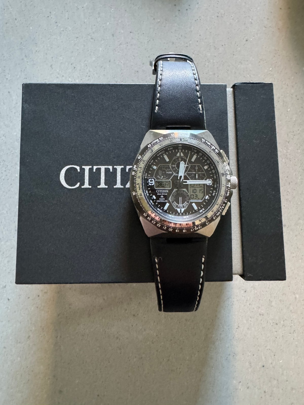 Citizen promaster skyhawk 46 mm, Handtassen en Accessoires, Ophalen, Zo goed als nieuw, Citizen