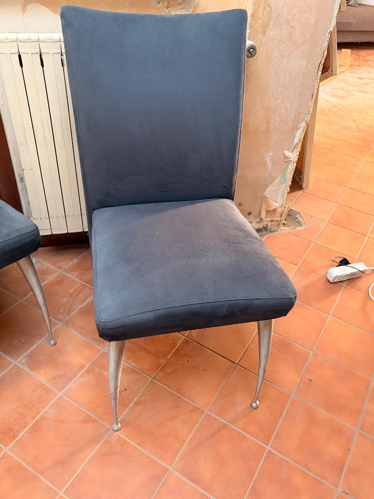 Chaise, Enlèvement, Utilisé, Gris, Quatre