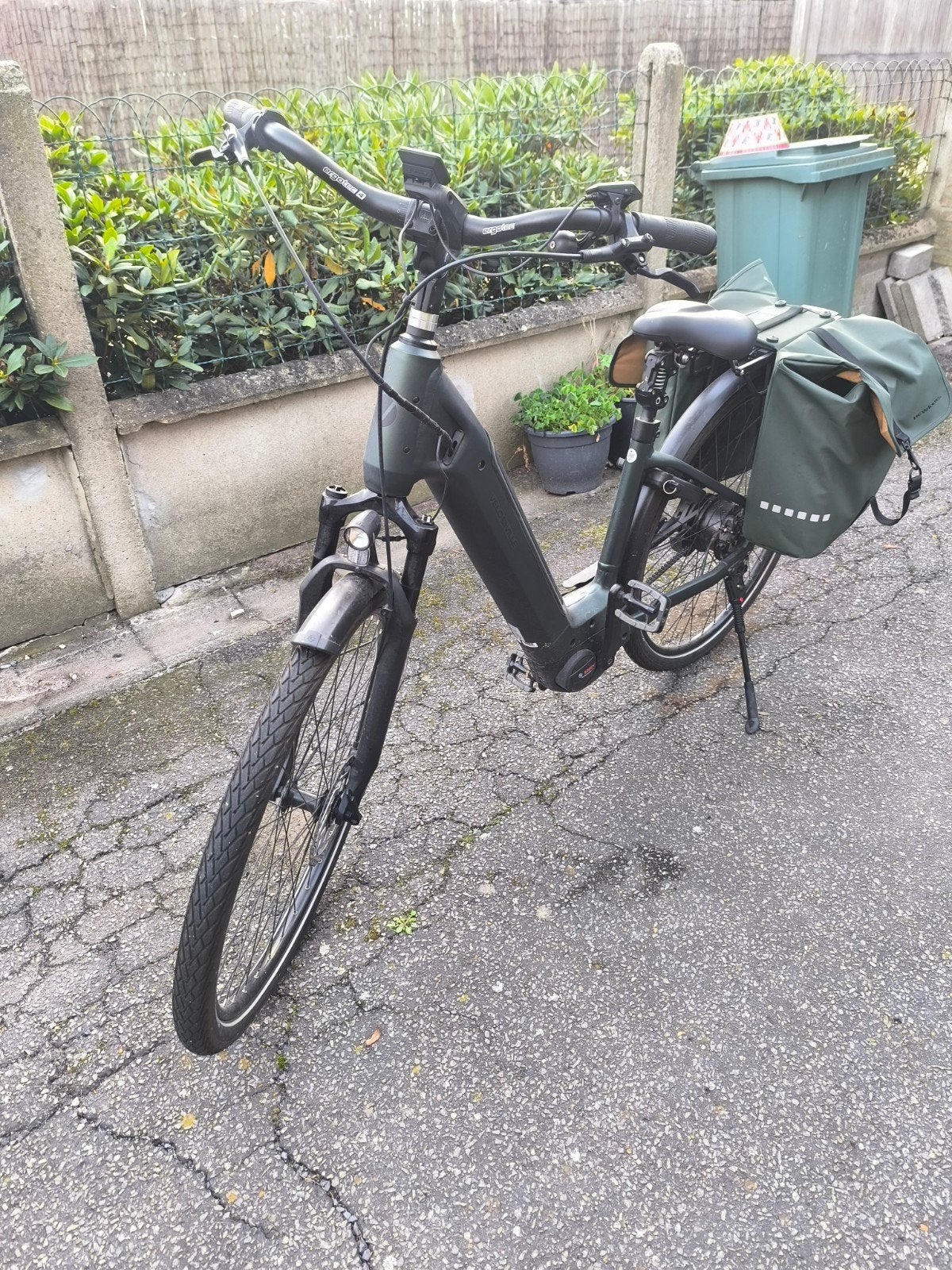 Elektrische fiets velo de ville  in perfecte staat, Vélos & Vélomoteurs, Enlèvement