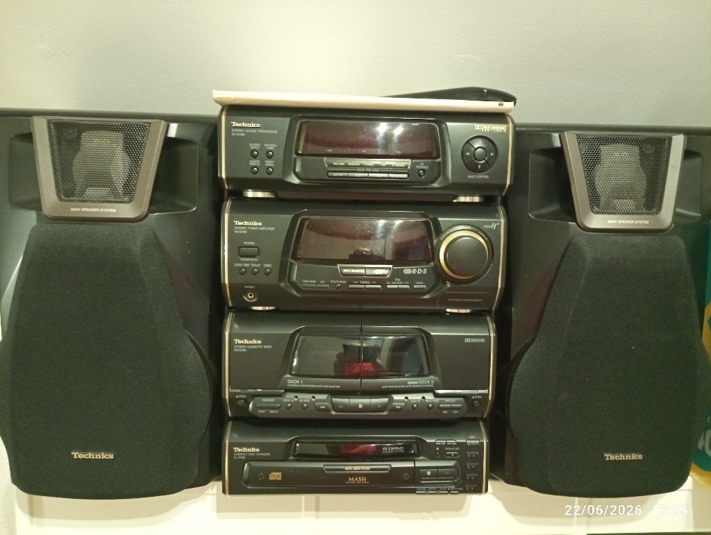 Chaîne Hi-Fi Technics, TV, Hi-fi & Vidéo, Chaîne Hi-fi, Enlèvement, Utilisé, Haut-parleurs, Autres marques