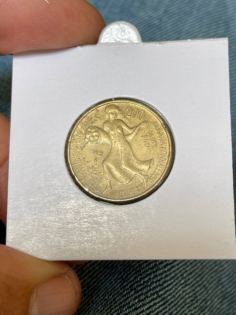 Italie 200 lires 1981, Enlèvement, Italie, Monnaie en vrac