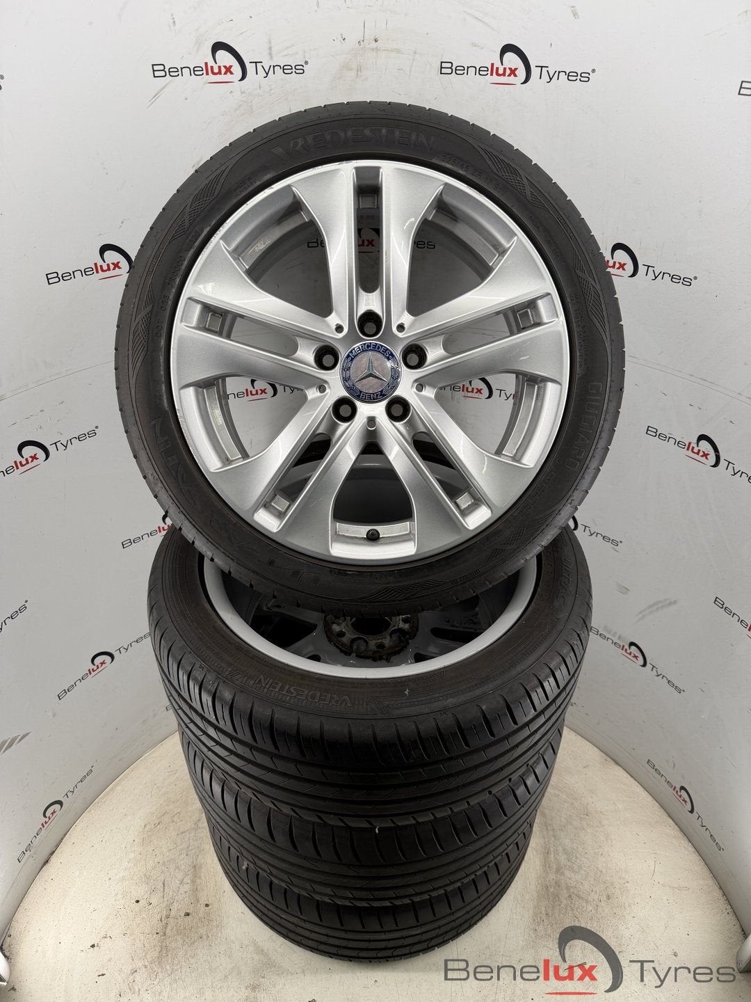 17'' Mercedes C-klasse A-klasse B-klasse Vito V-klasse GLK A, Gebruikt, -, -, Banden en Velgen