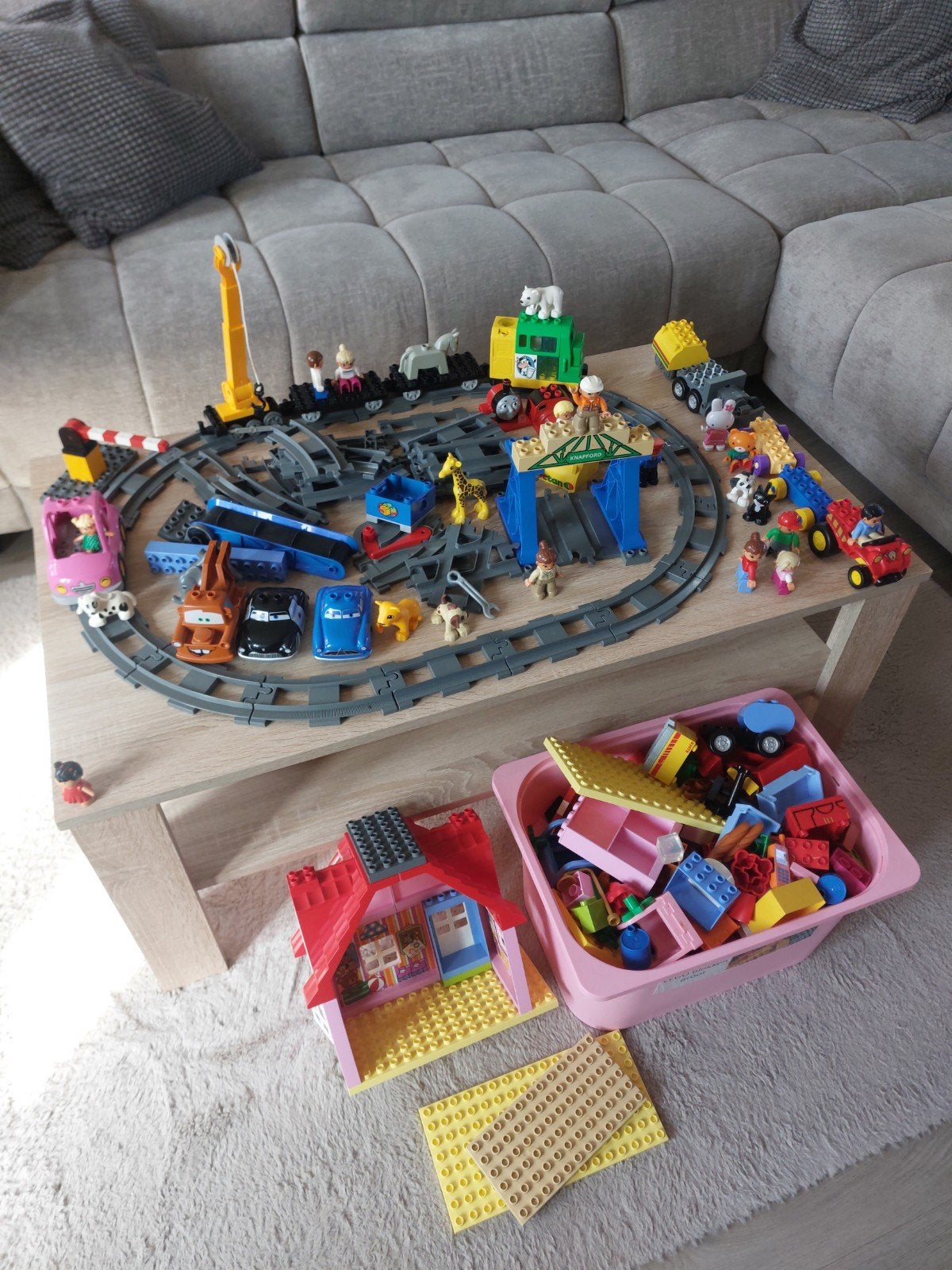LEGO Duplo treinset compleet met uitbreiding, Ophalen, Compleet, Complete set, Duplo