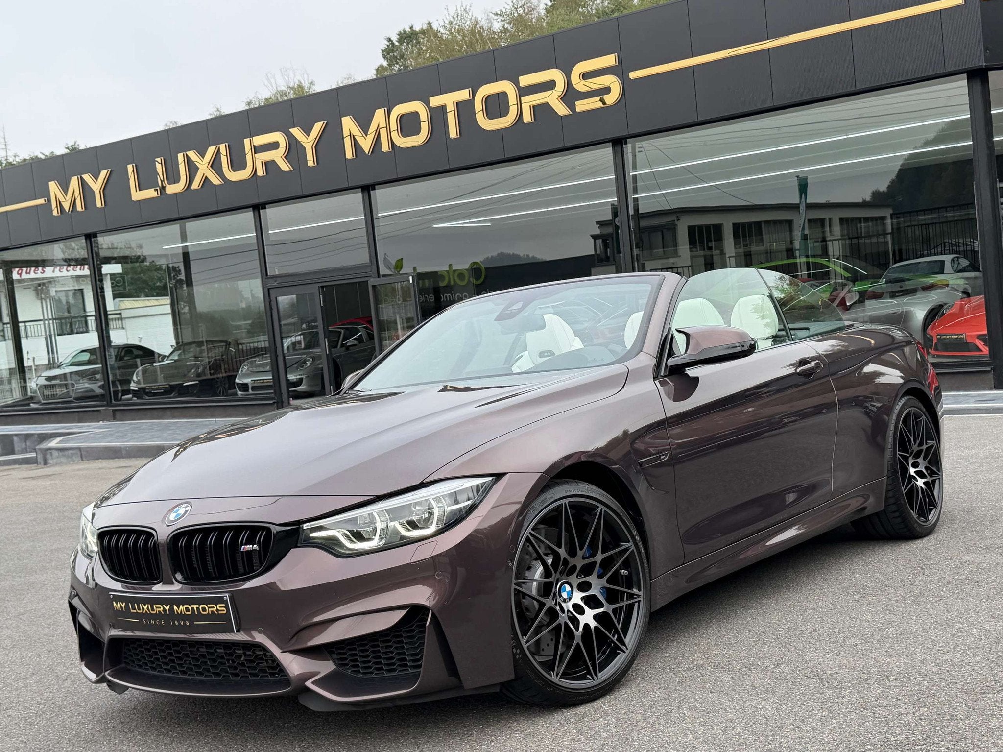 BMW M4 CABRIO | 3.0 COMPETITION 450 CV INDIVIDUAL | CUIR MER, Automaat, 4 zetels, Gebruikt, Euro 6