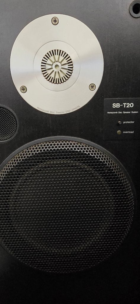 Luidsprekers technics met honeycomb disk tweater, Ophalen, Zo goed als nieuw, Vloerstaande luidspreker, Overige merken