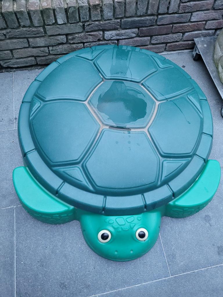Zandbak schildpad little tikes, Ophalen