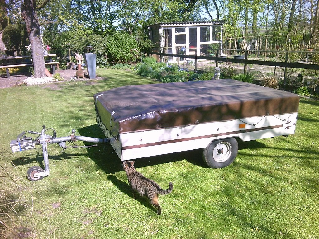 Te Koop Vouwwagen Walker (Sunny) Scheerlijnen ontbreken 1984, Caravans en Kamperen, Vouwwagens, Ophalen, Groen, Tot en met 5