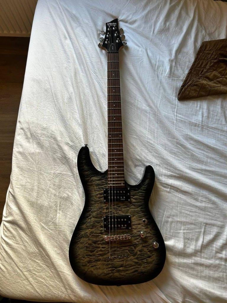 schecter c-6 plus Charcoal Burst, Musique & Instruments, Enlèvement ou Envoi, Comme neuf, Solid body, Autres marques