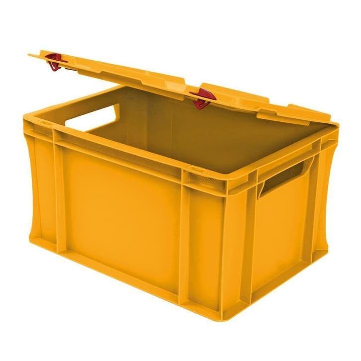 Stapelbak met Deksel 400x300x240 mm – Diverse Kleuren, Ophalen of Verzenden