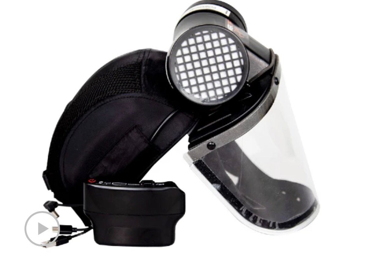 Masque faculiale compmete avec debit d’air. JSP Power Cap, Articles professionnels, Machines & Construction | Travail du bois