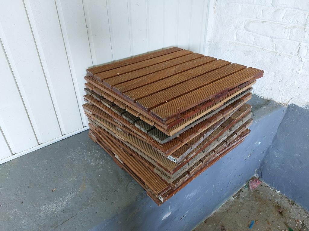 Dalles de jardin bois, Jardin & Terrasse, Enlèvement, Neuf, Bois