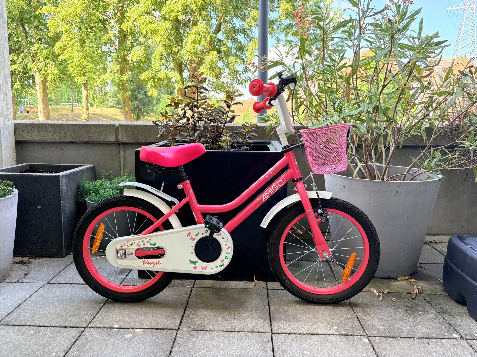 Vélo pour fille en très bon état, Enlèvement, Comme neuf, Frein à rétropédalage, 16 à 20 pouces