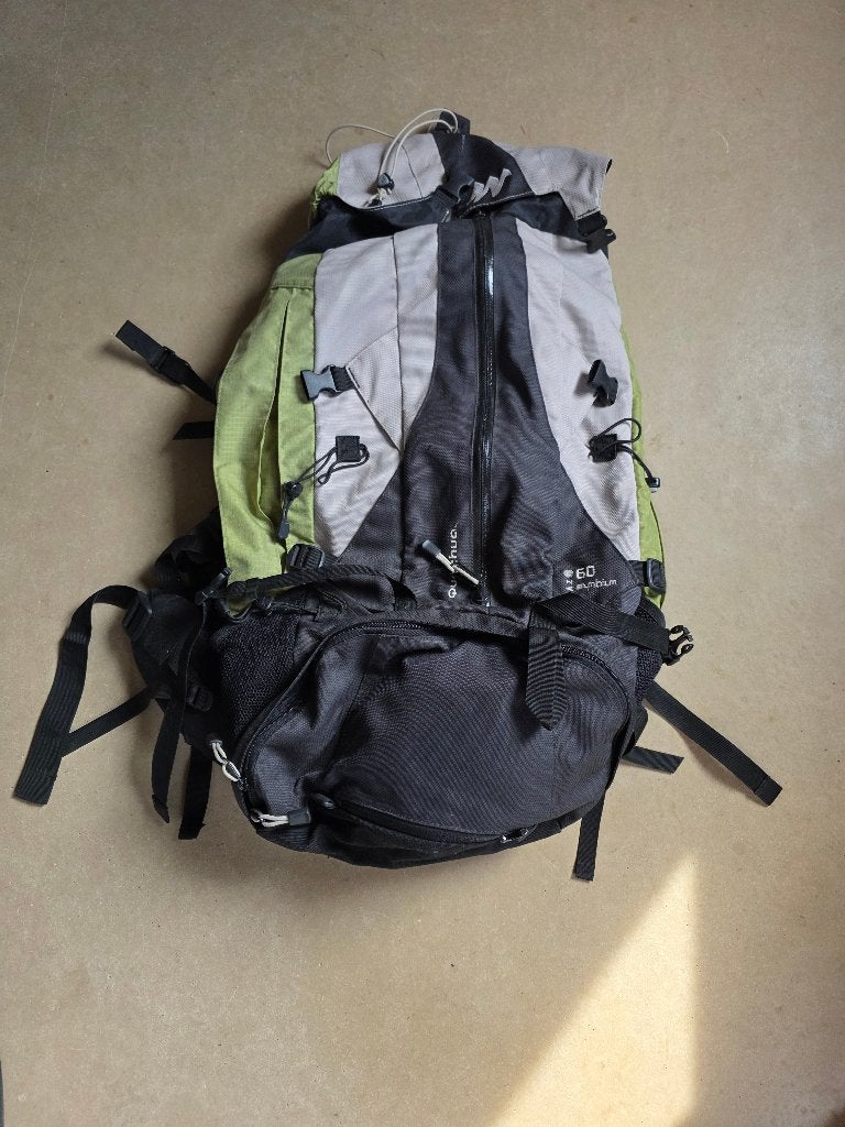 Trekkersrugzak 60L, Ophalen, Gebruikt, Rugzak