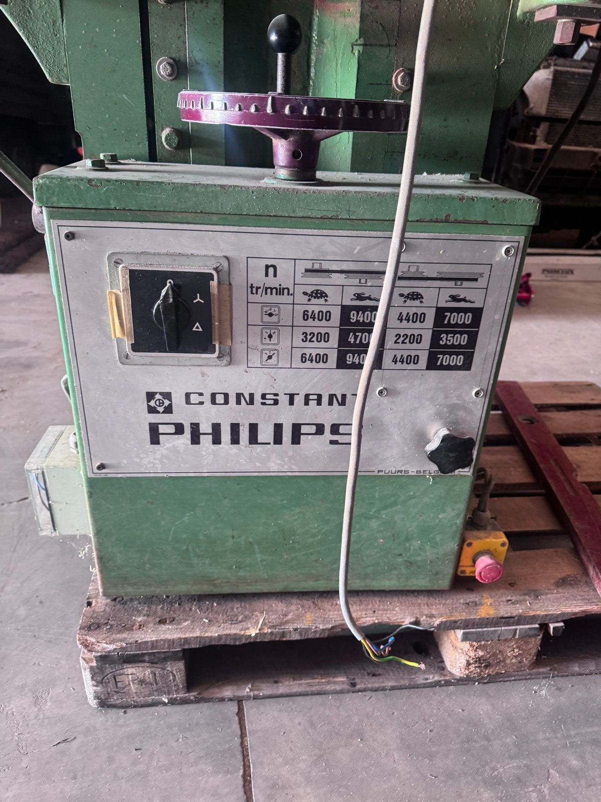 Topie hout frees machine, met aandrijf motor, Ophalen, Zo goed als nieuw