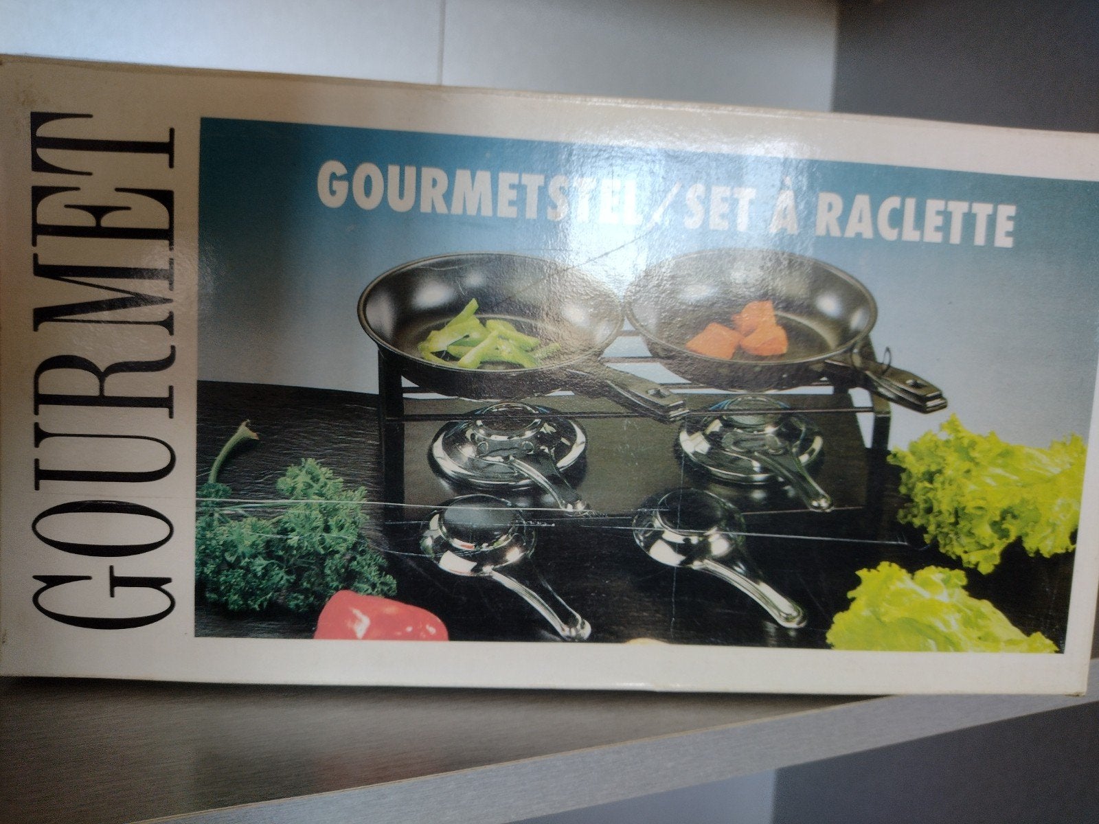 gourmetstel/racletteset voor 2 tot 6 personen, Elektronische apparatuur, Gourmetstellen, Ophalen, Gebruikt