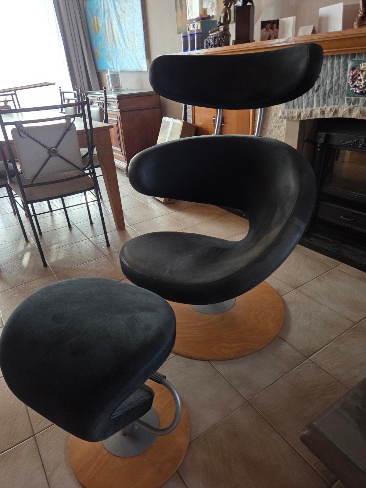 Stokke / Variér Peel design relaxstoel + originele hocker –, Ophalen