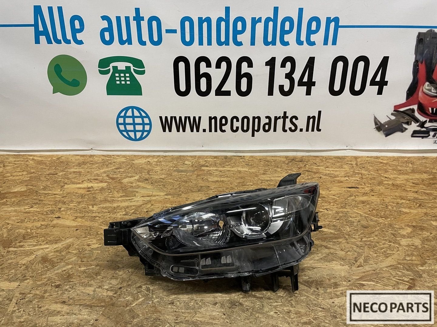 MAZDA CX3 CX-3 KOPLAMP LINKS ORIGINEEL D10E-51040, Gebruikt, -, -, Ophalen of Verzenden
