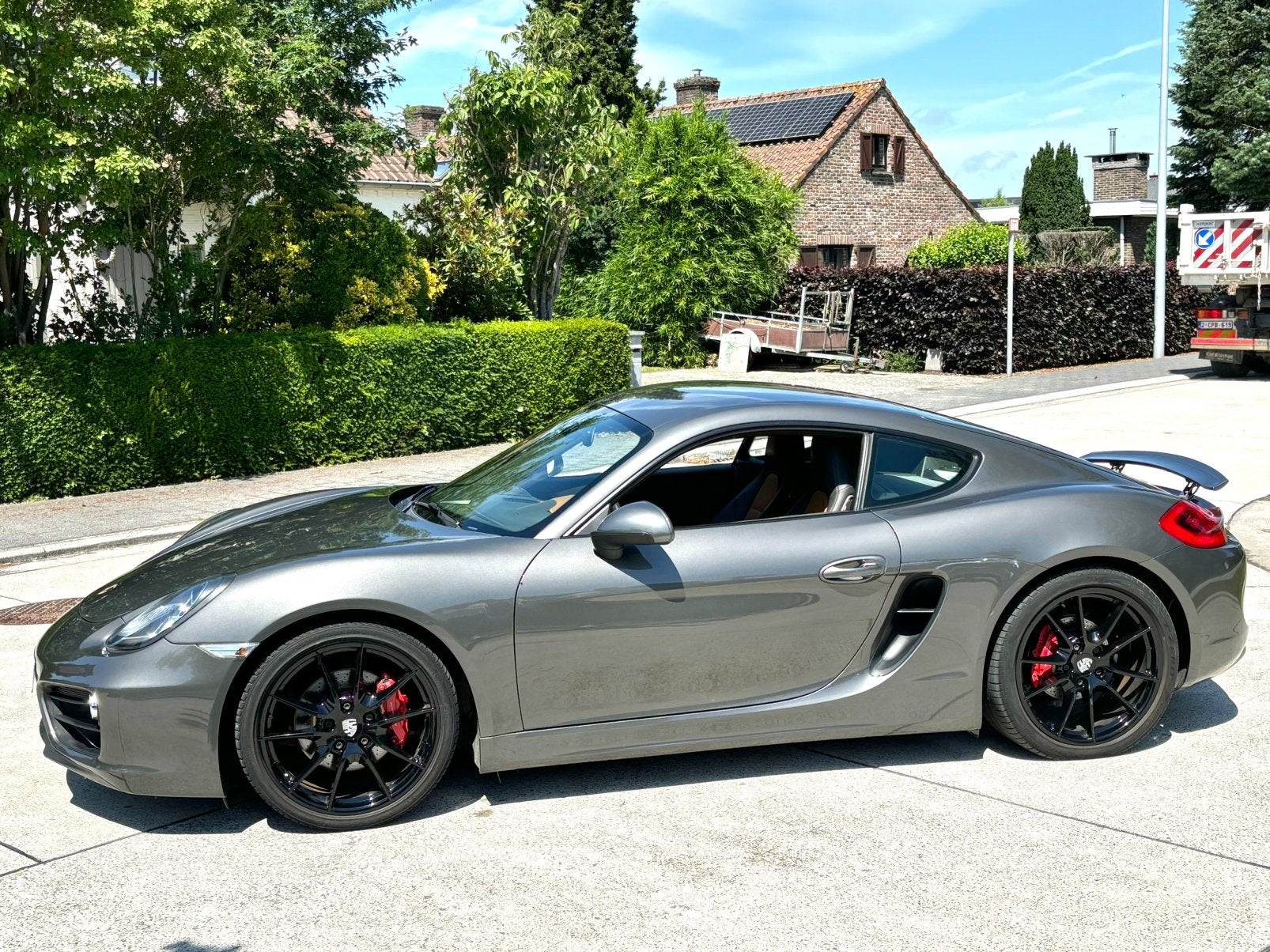 Porsche cayman 3.4 s 2014 50000km 325pk, Autos, Porsche, Cuir, Argent ou Gris, Achat, Euro 6
