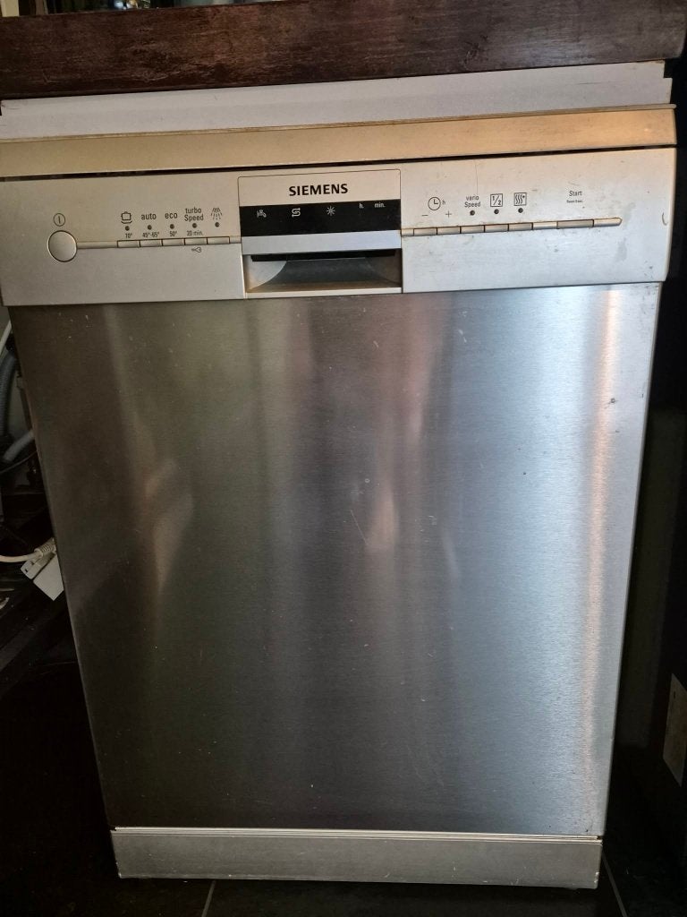 Lave-vaisselle Siemens, autoportant, en acier inoxydable, 85 à 90 cm, Enlèvement, Utilisé, 45 à 60 cm