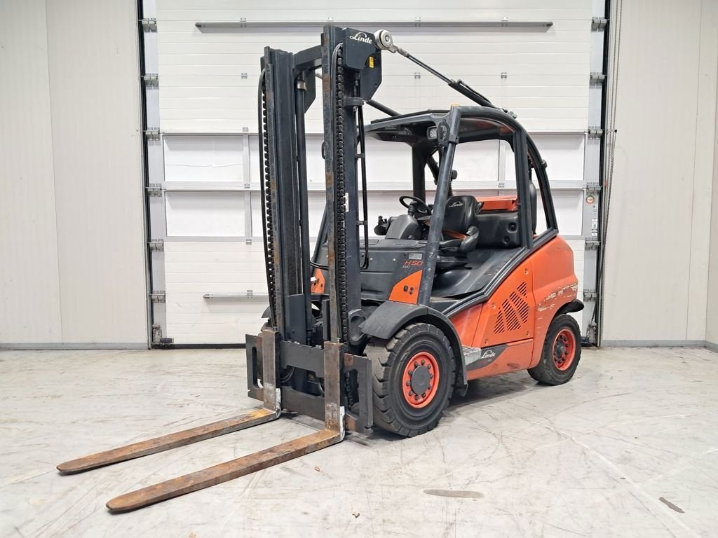 LINDE H50T-02, Zakelijke goederen, Machines en Bouw | Heftrucks en Intern transport, Meer dan 4000 kg, LPG, Heftruck, LINDE