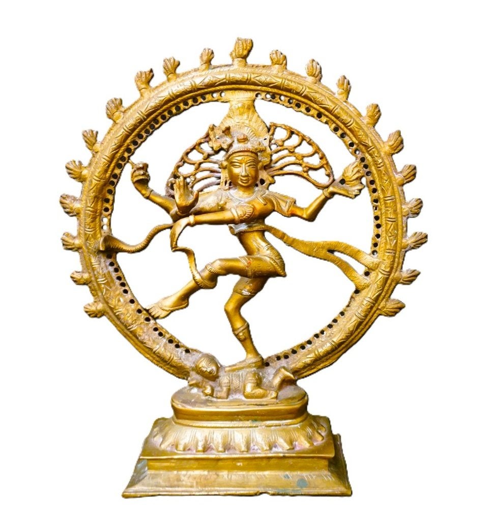 Shiva en laiton - 44 cm. - Shiva Nataraja, Enlèvement ou Envoi