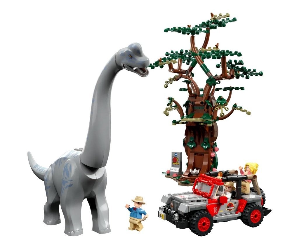 LEGO 76960 - Jurassic Park - Brachiosaurus Discovery, Kinderen en Baby's, Speelgoed | Duplo en Lego, Ophalen of Verzenden, Zo goed als nieuw