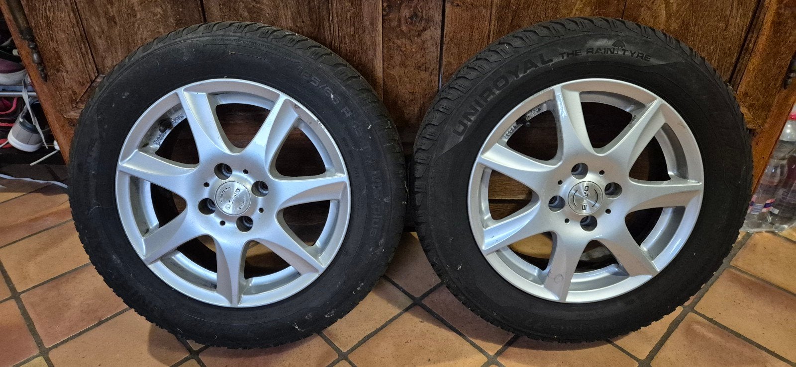 Jantes Enzo 15 pouces + pneus hiver 185 / 65 R15, Enlèvement ou Envoi