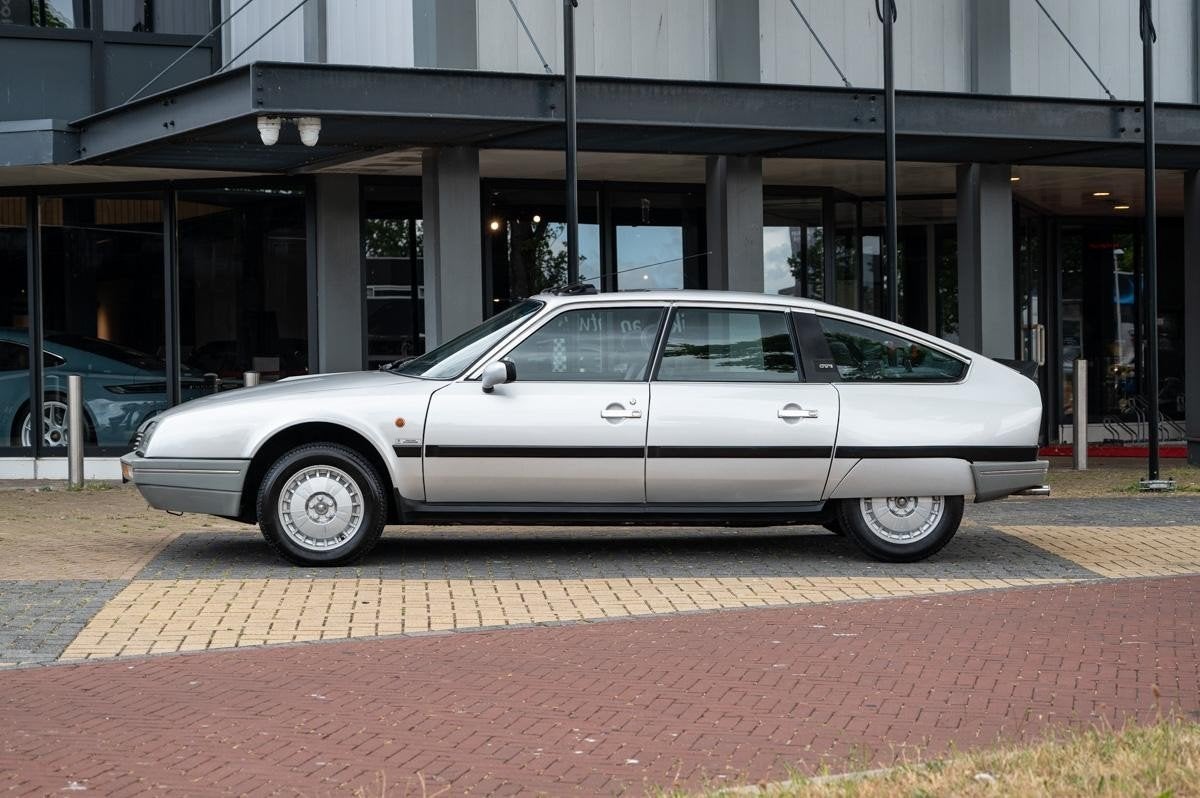 Citroën CX 25 GTi (bj 1986, automaat), Auto's, Oldtimers, Stof, Zwart, Citroën, Bedrijf