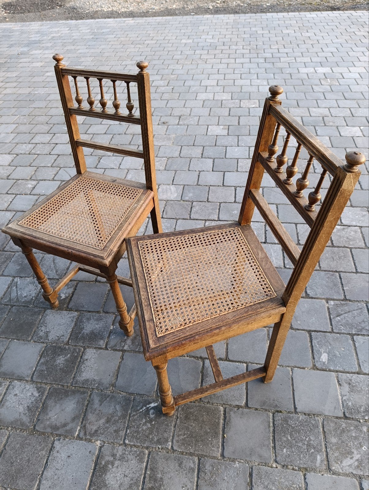 2 mooie eiken stoelen, Huis en Inrichting, Ophalen