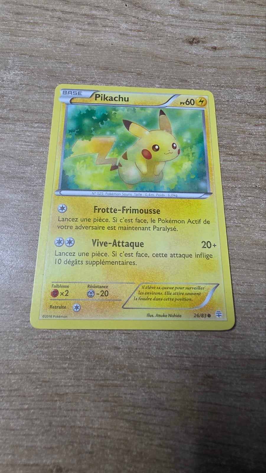 Pikachu 26/83, Ophalen