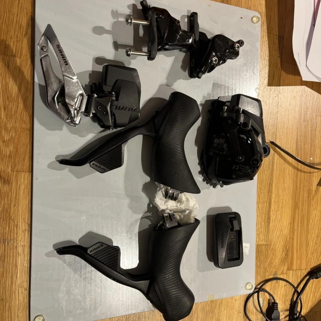 Rival eTap AXS-groepset 12 versnellingen, Fietsen en Brommers, Fietsonderdelen, Ophalen of Verzenden, Gebruikt