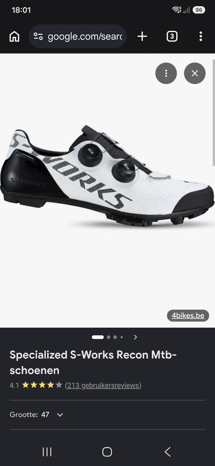 Chaussures vtt Sworks taille 42, Enlèvement ou Envoi, Chaussures
