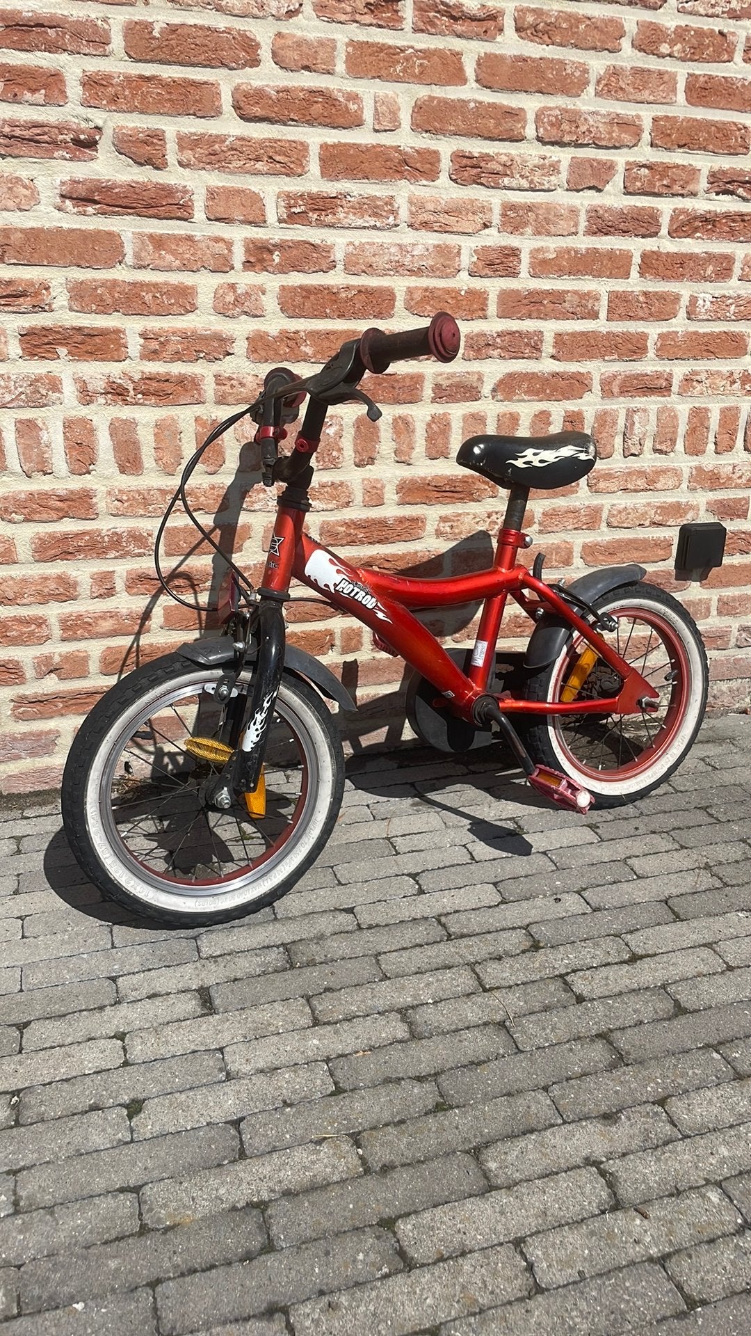 Kinderfiets jongen 4j, Vélos & Vélomoteurs, Enlèvement, Comme neuf