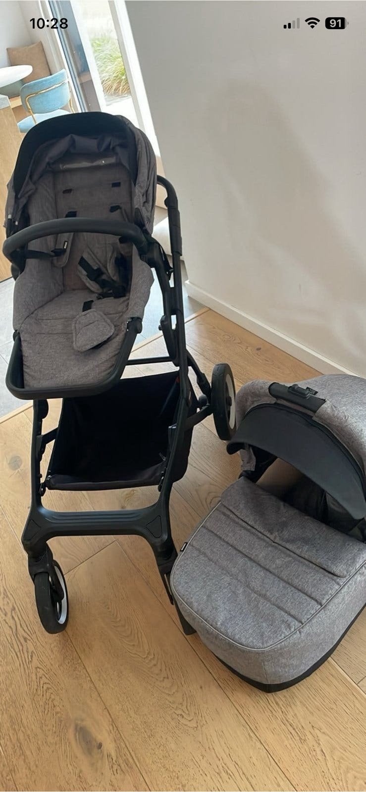 Buggy Thule Sleek, Ophalen, Zo goed als nieuw, Regenhoes