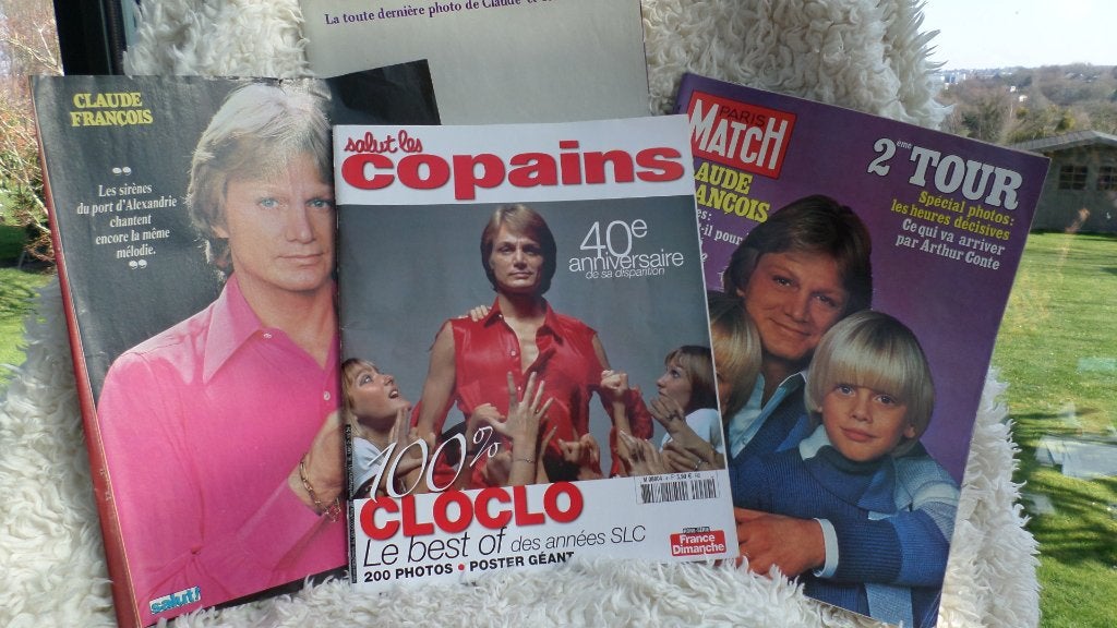 Claude François: K7, tijdschriften, posters, Ophalen of Verzenden