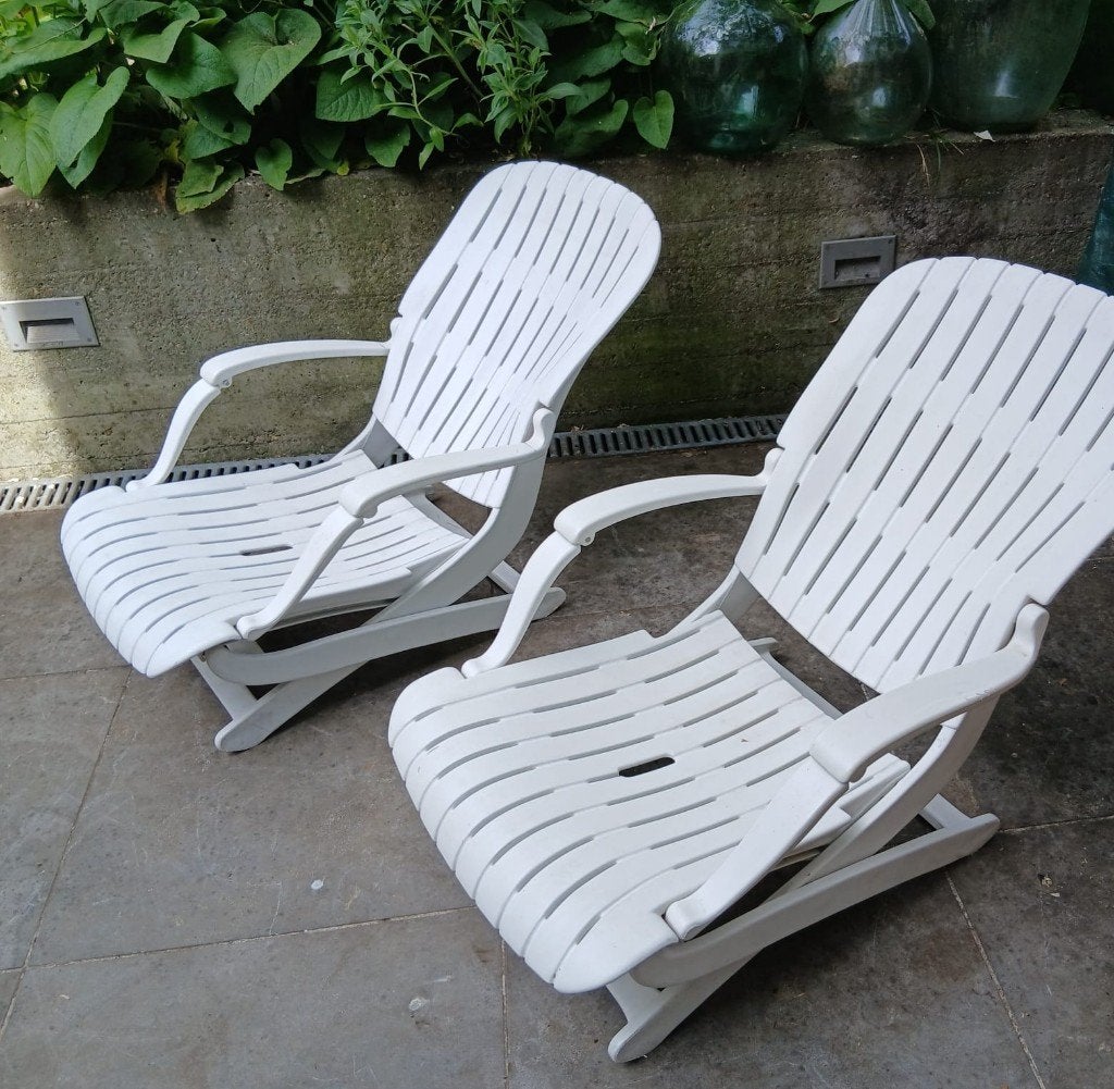 5 ALLIBERT ' TANGOR" tuinstoelen loungezetels, Ophalen