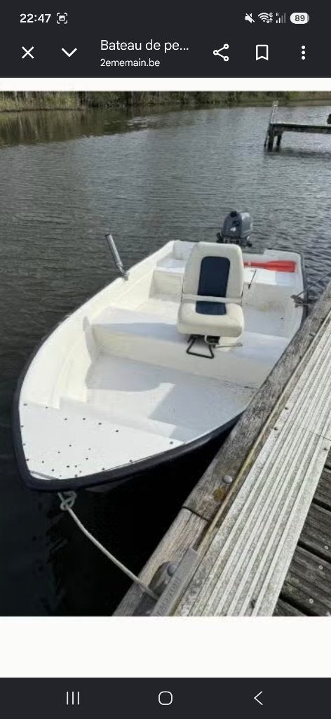 Bateau de pêche, Essence, 8 ch, Utilisé, Autres marques