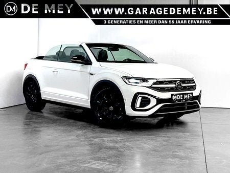 Volkswagen T-Roc Cabriolet 1.5 TSI DSG 150pk R-Line Black Pa, Auto's, Automaat, Cabriolet, Wit, Bedrijf
