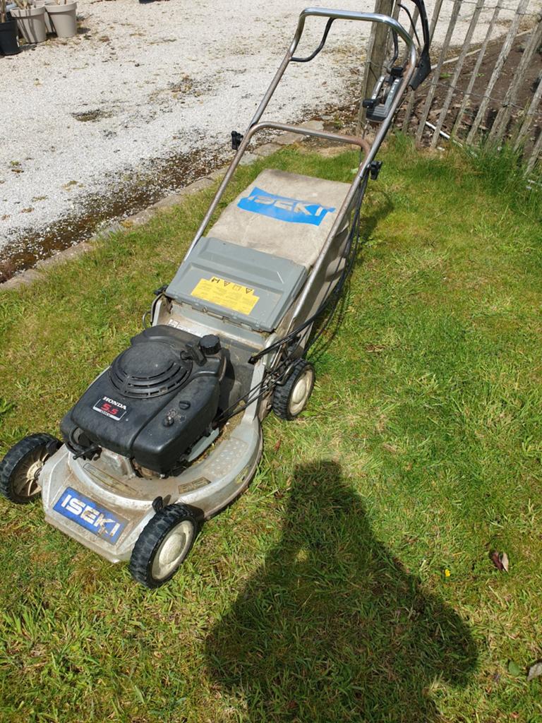 Professionele grasmaaier iseki, Tuin en Terras, Ophalen, Cirkelmaaier, Gebruikt, Versnellingen