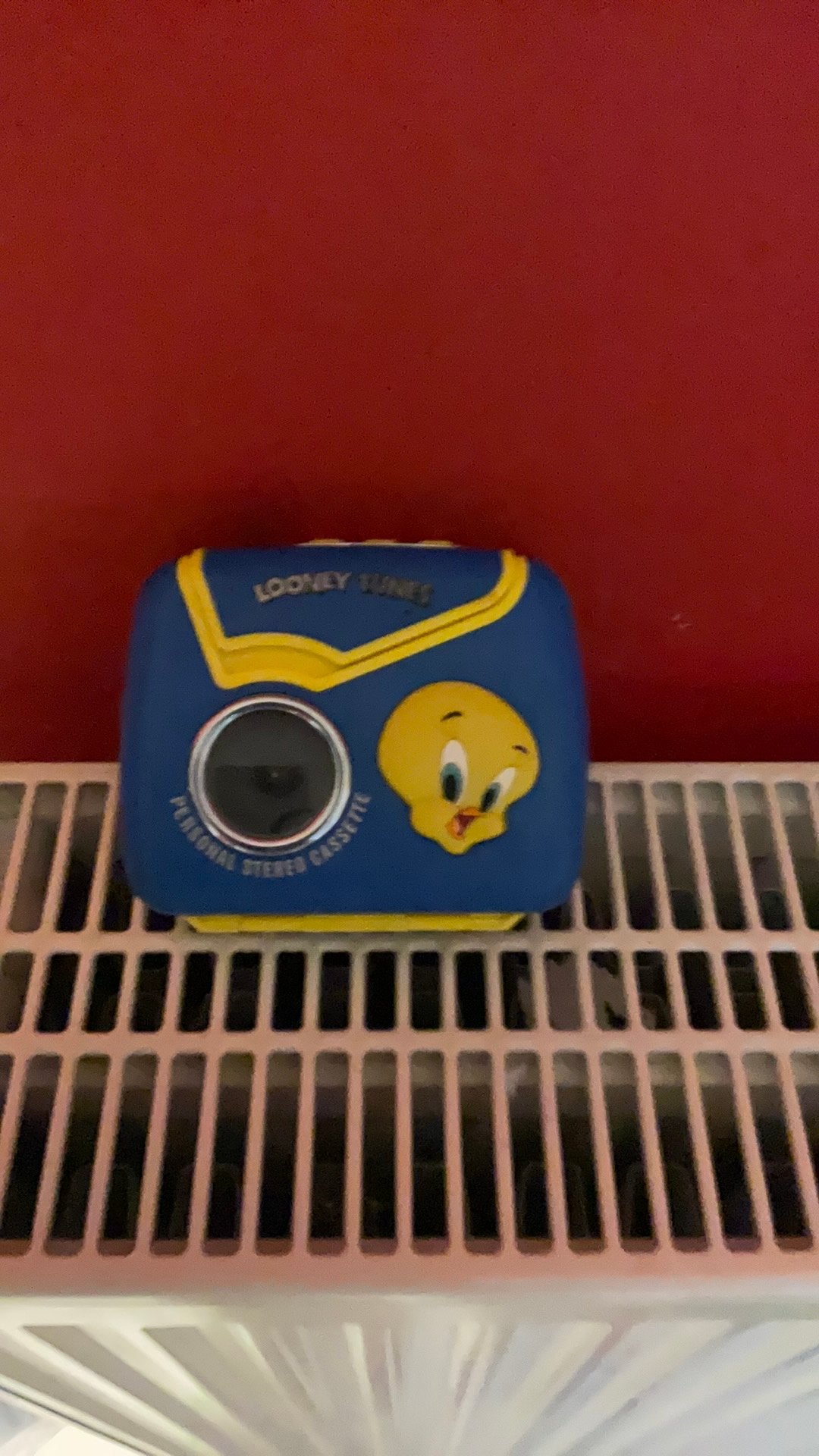 lecteur cassette portable vintage Looney Tunes )., TV, Hi-fi & Vidéo, Enlèvement ou Envoi