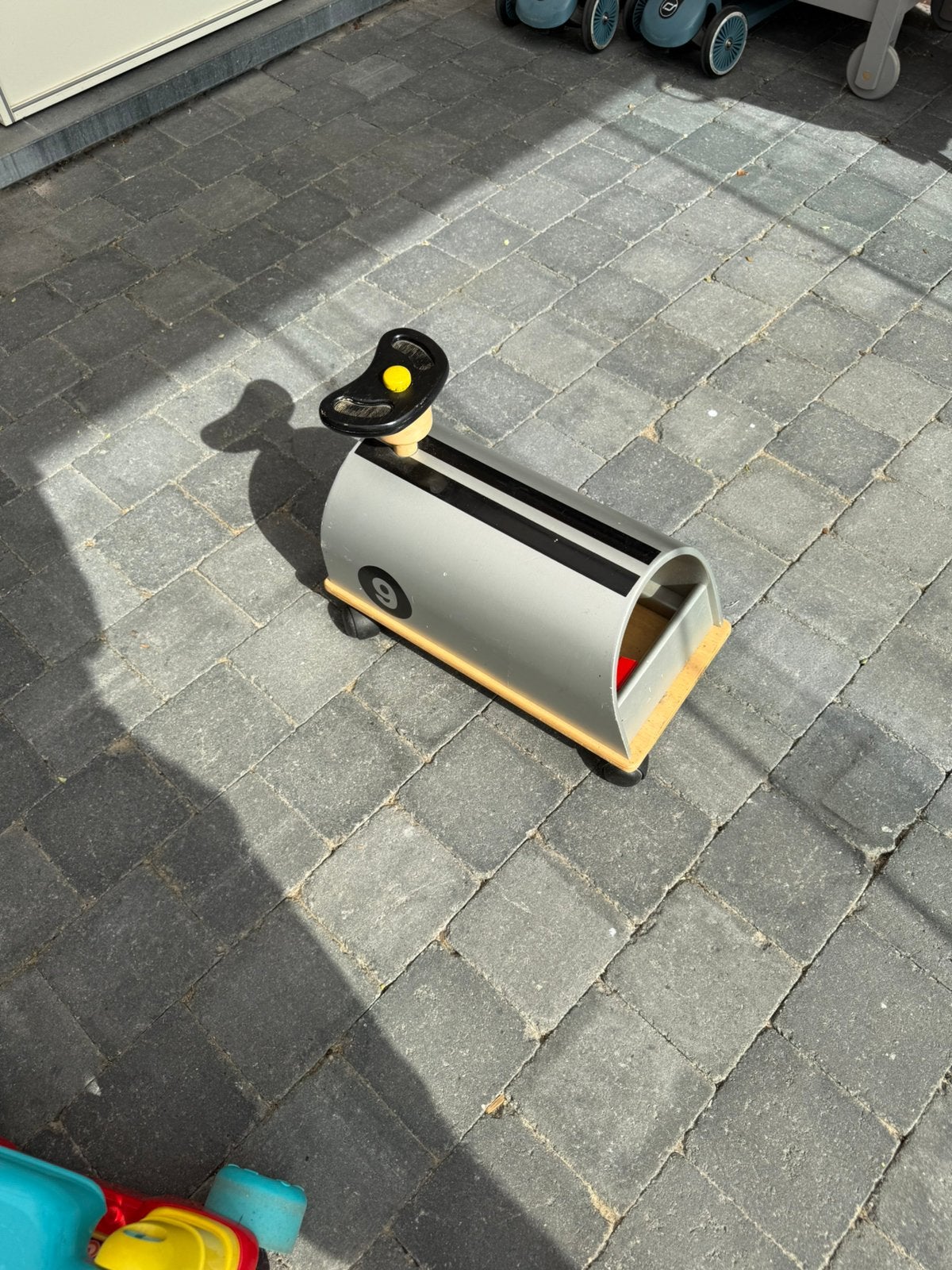 PinToy houten loopwagen / ride-on, Kinderen en Baby's, Ophalen, Gebruikt