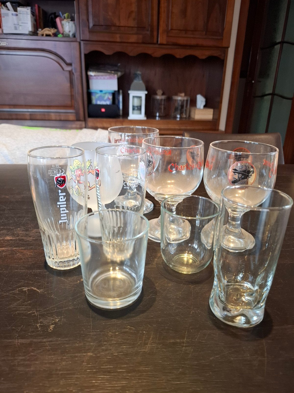 gratis glazen, Verzamelen, Ophalen, Gebruikt