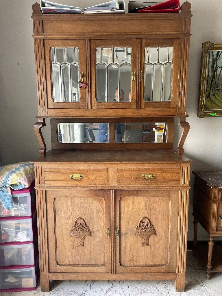 Vaisselier rustique, 100 à 150 cm, Enlèvement, Utilisé, 200 cm ou plus