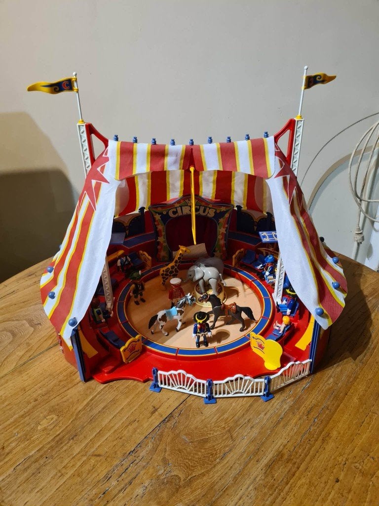 Grand cirque playmobil, Enlèvement, Utilisé, Playmobil en vrac