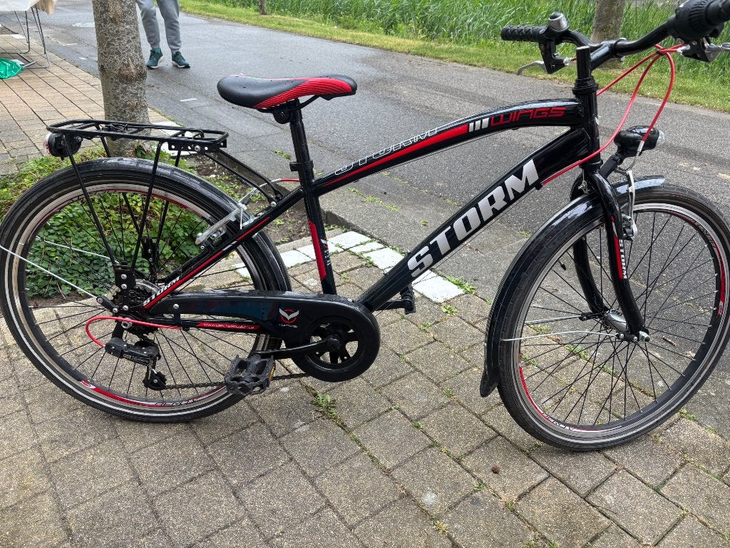 Jongensfiets “Storm”, Fietsen en Brommers, Ophalen, 24 inch, Versnellingen, Zo goed als nieuw