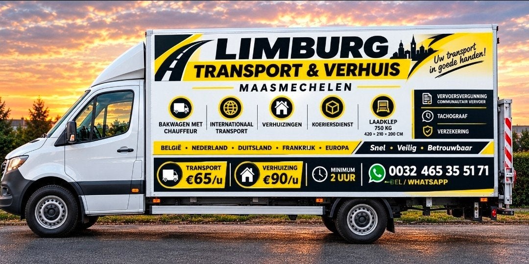 TRANSPORT AVEC CHAUFFEUR — 20 m³

Camion Mercedes Sprinte, Enlèvement ou Envoi